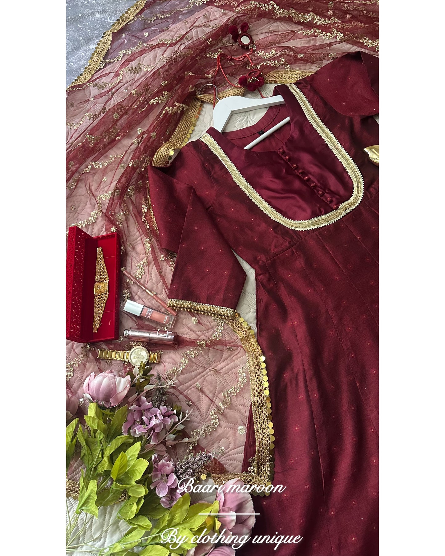Baari 🌹 luxe deep maroon
