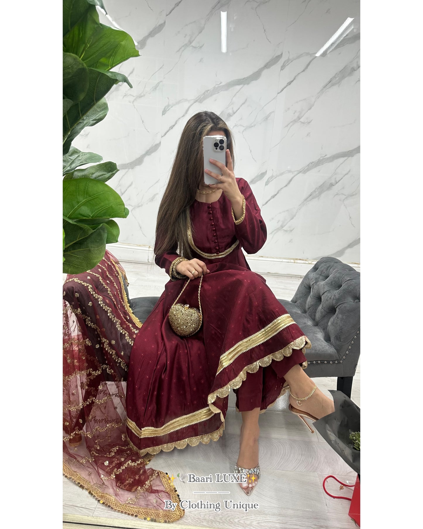 Baari 🌹 luxe deep maroon