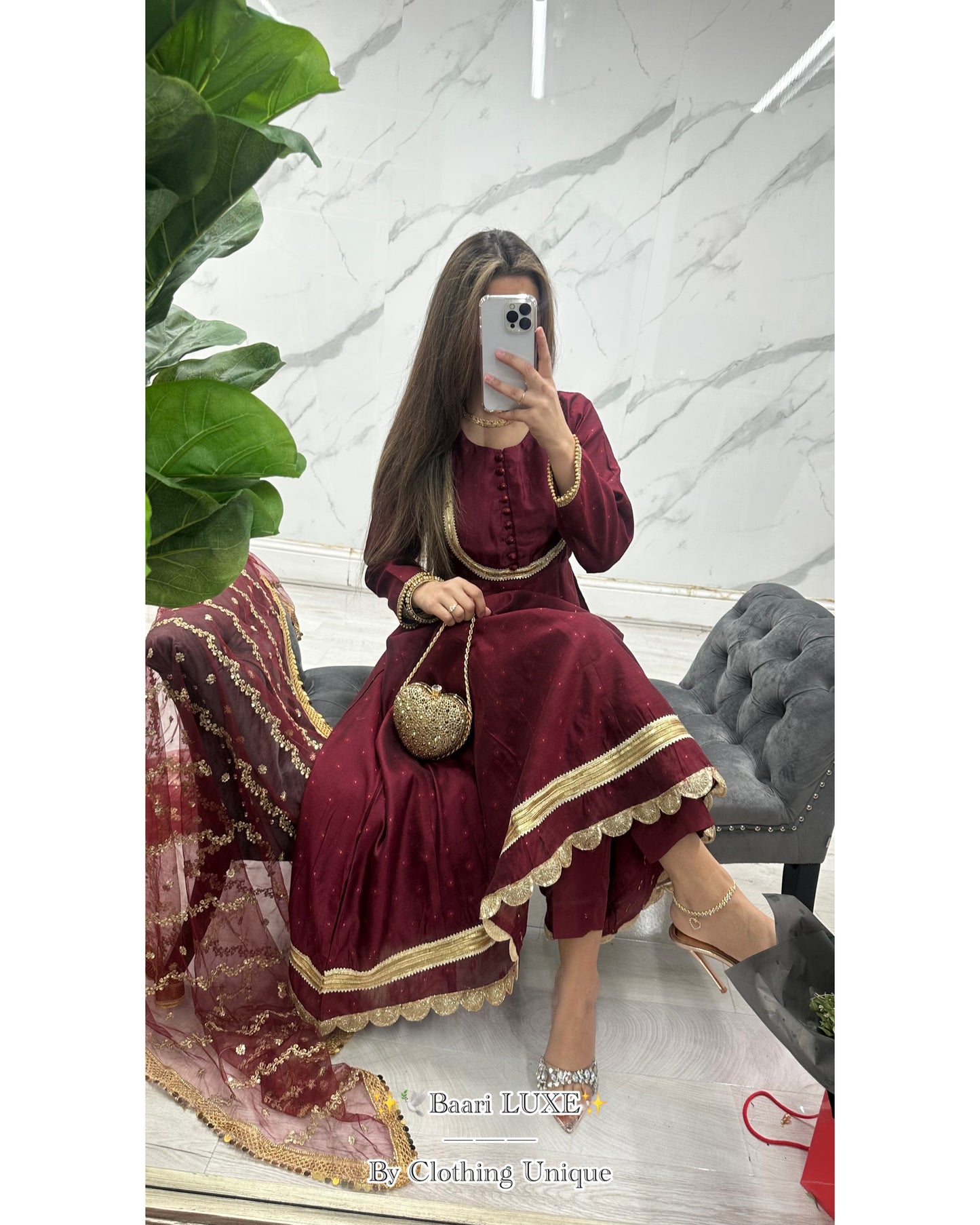 Baari 🌹 luxe deep maroon