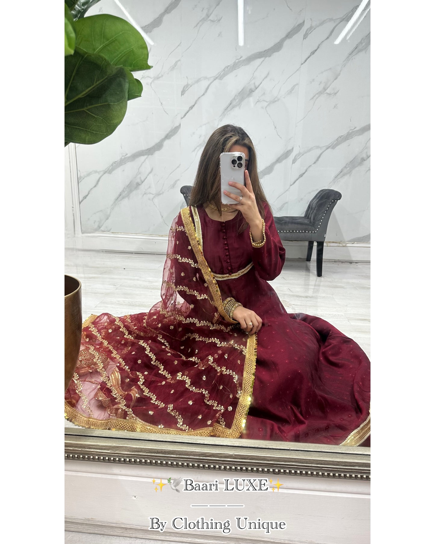 Baari 🌹 luxe deep maroon