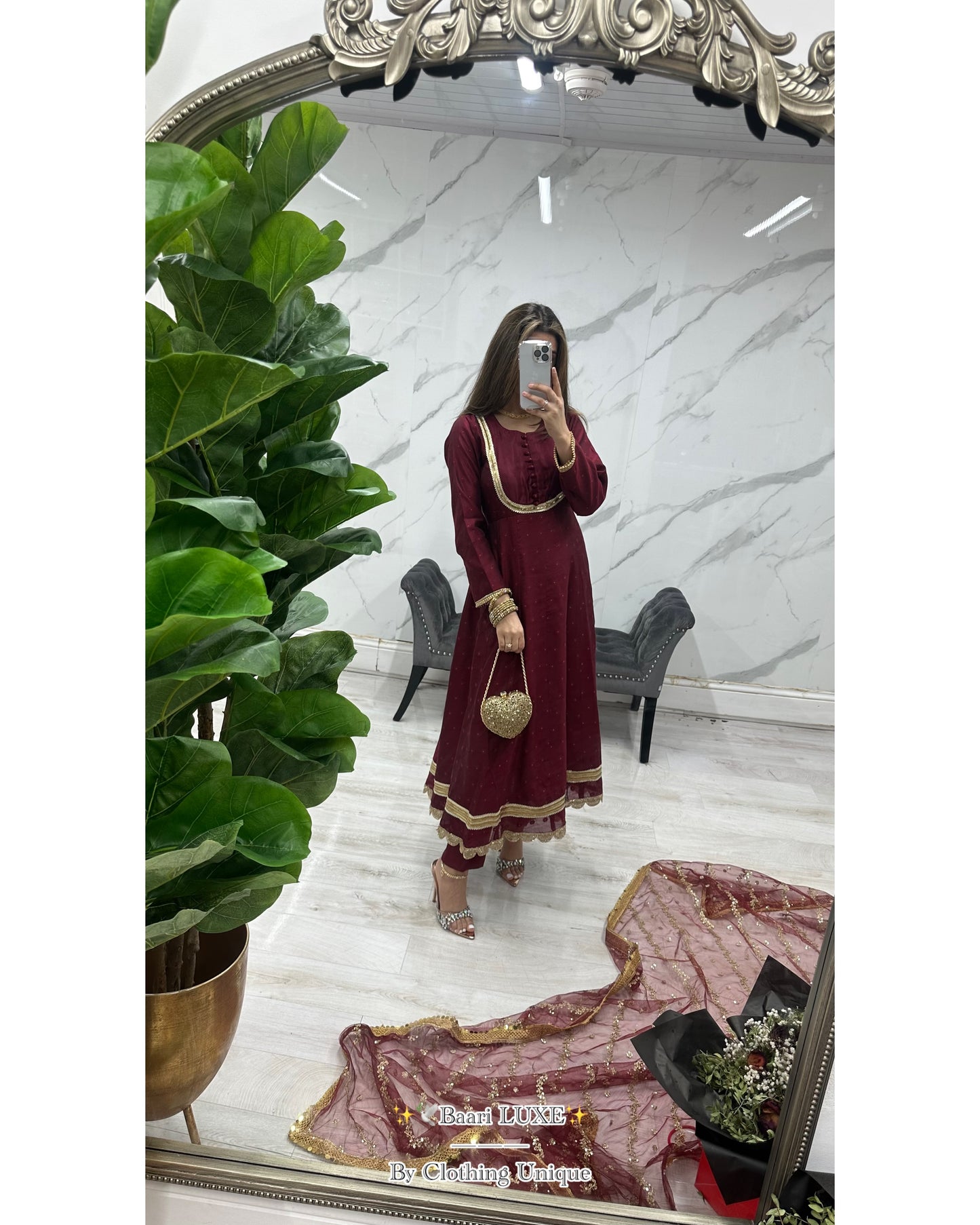 Baari 🌹 luxe deep maroon